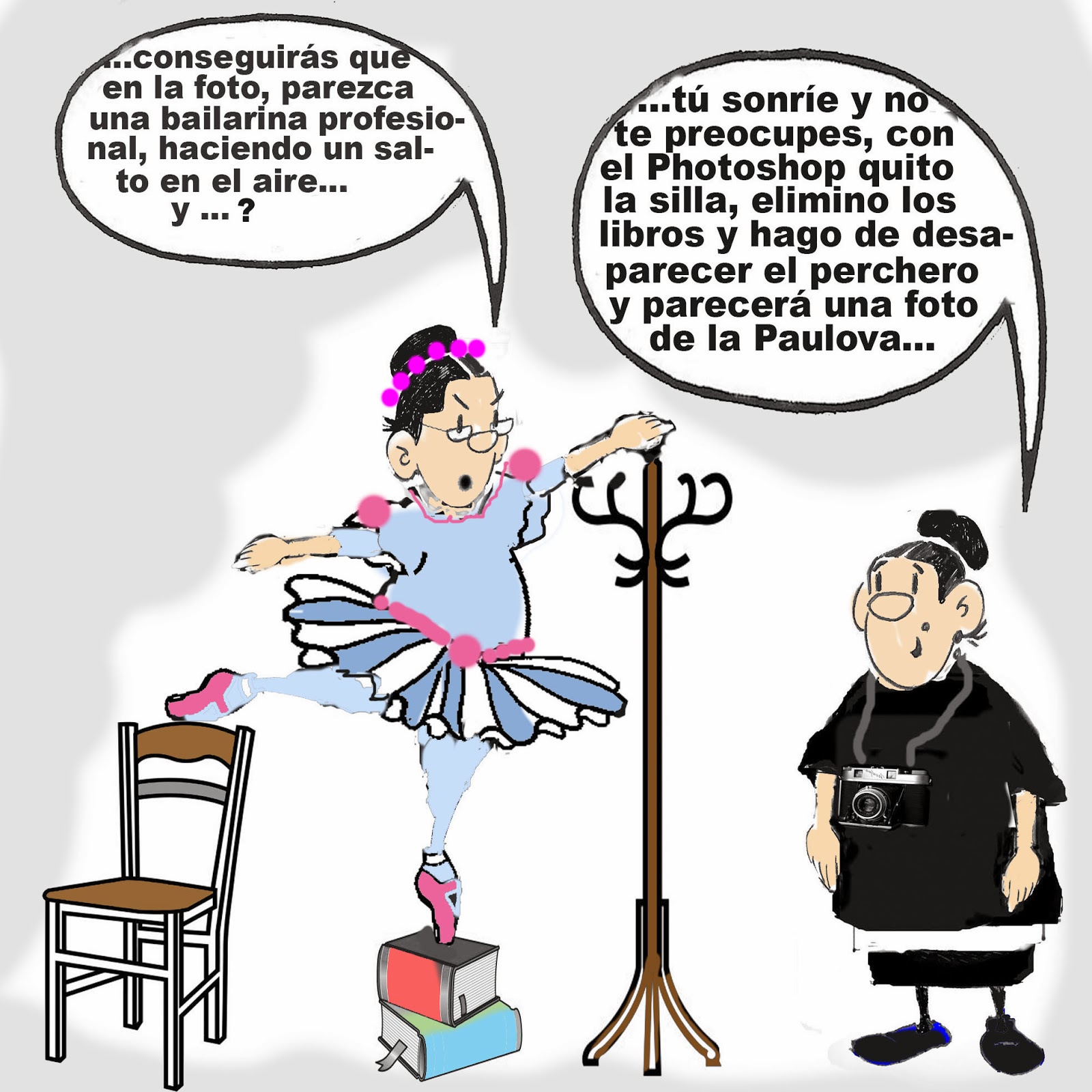 Resultado de imagen para bailarinas  humor