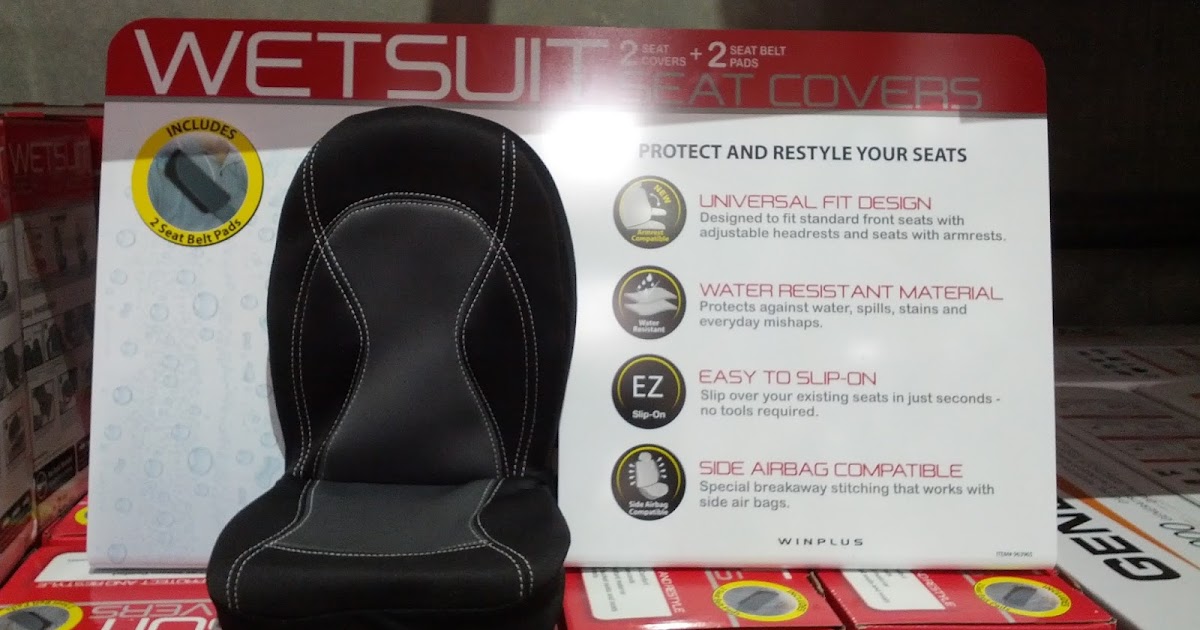 Winplus Wetsuit Seat Covers (2 pack) Costco Weekender
