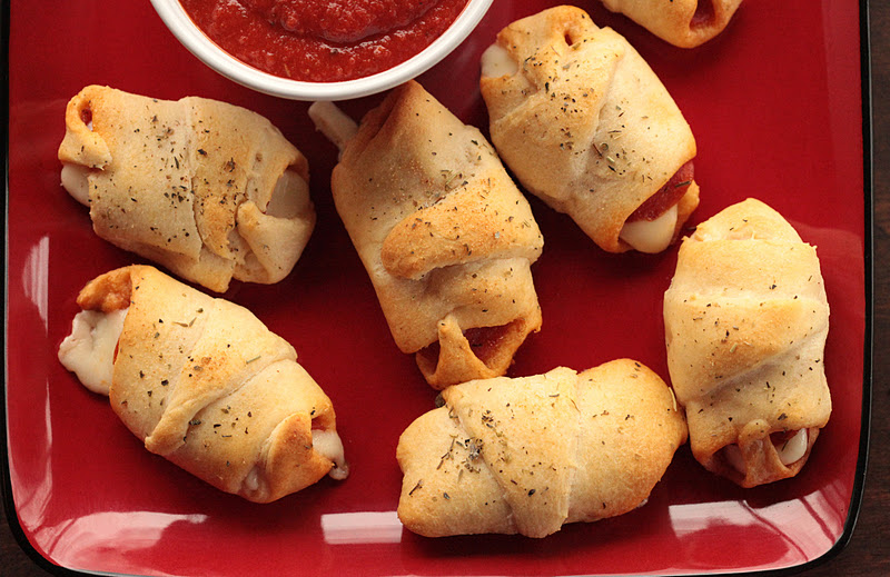 Pepperoni Pizza Crescent RollUps Delicious Food Recipes