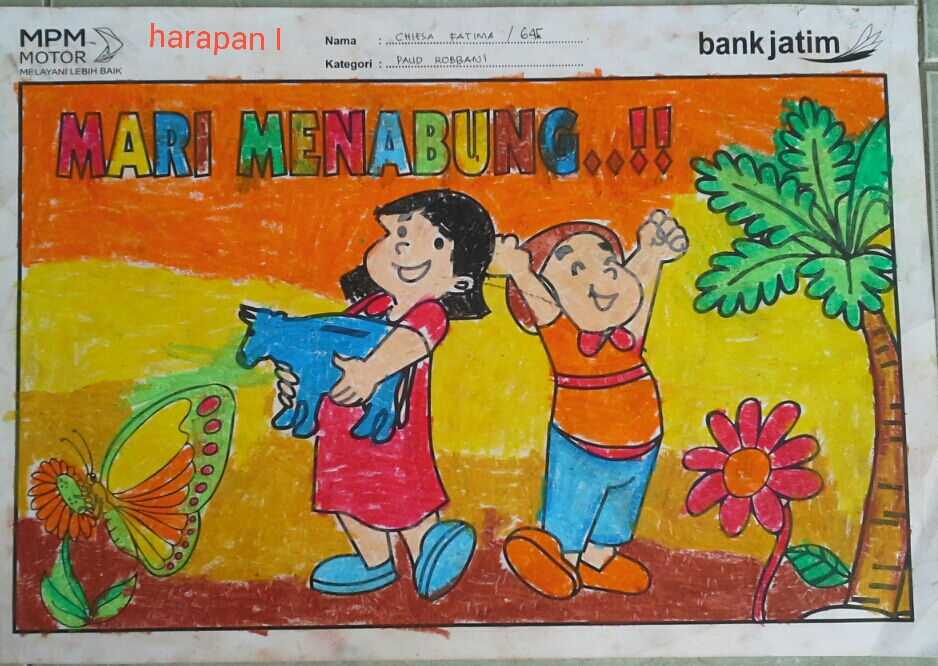KEMERDEKAAN RI : HAIL KREASI ANAK DALAM LOMBA MEWARNAI