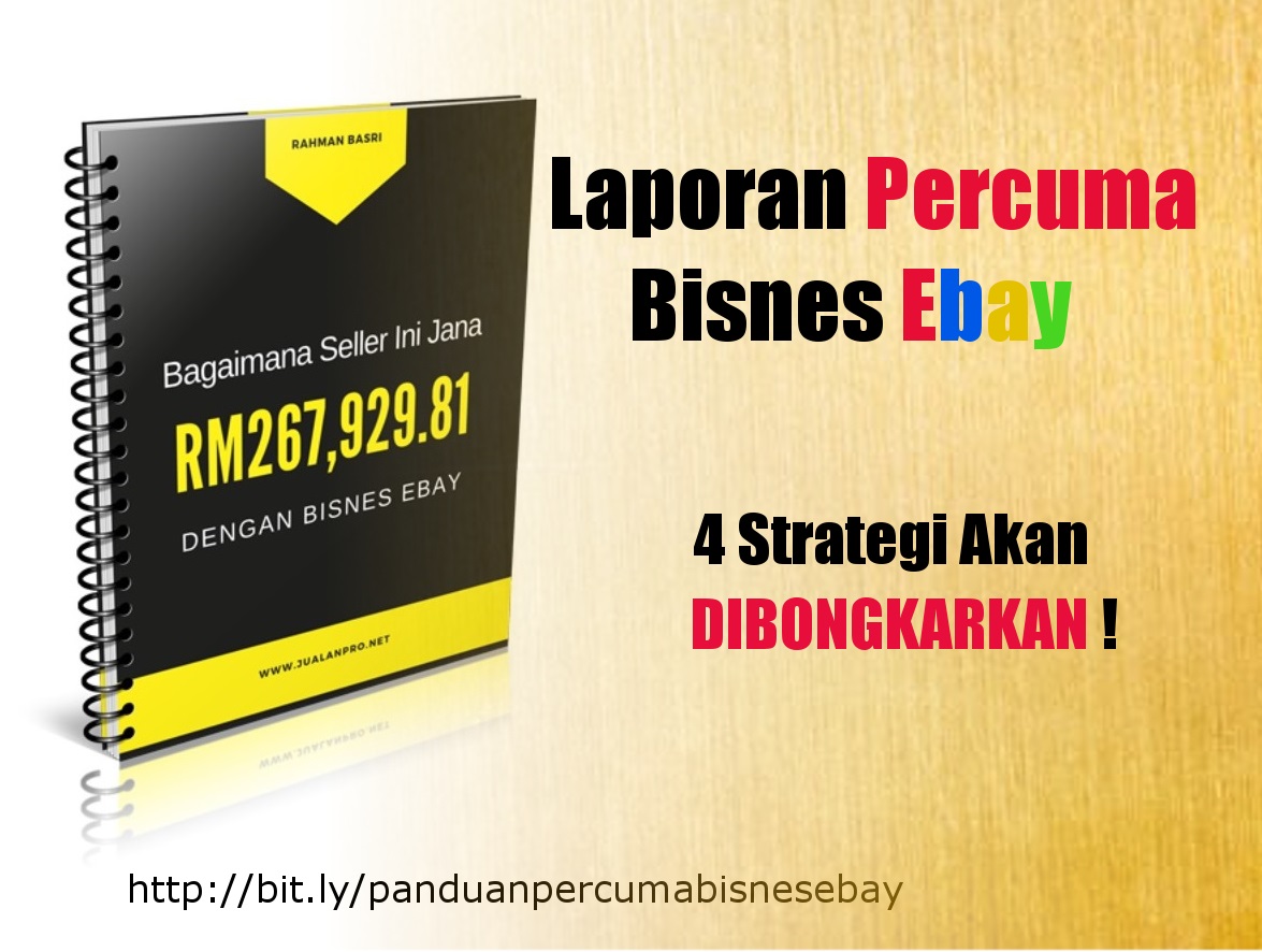 Dapatkan Laporan Percuma Bisnes Ebay Di Bawah Ini Sekarang!