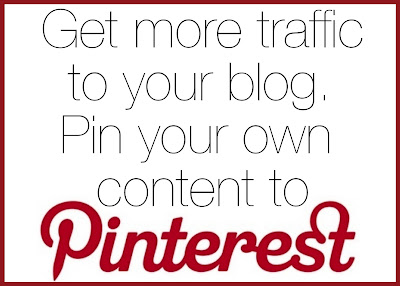 An easy first step to getting more traffic to your blog: start pinning your own content!