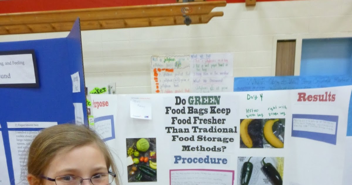 Theresa's Mixed Nuts Green Bags Science Fair Project