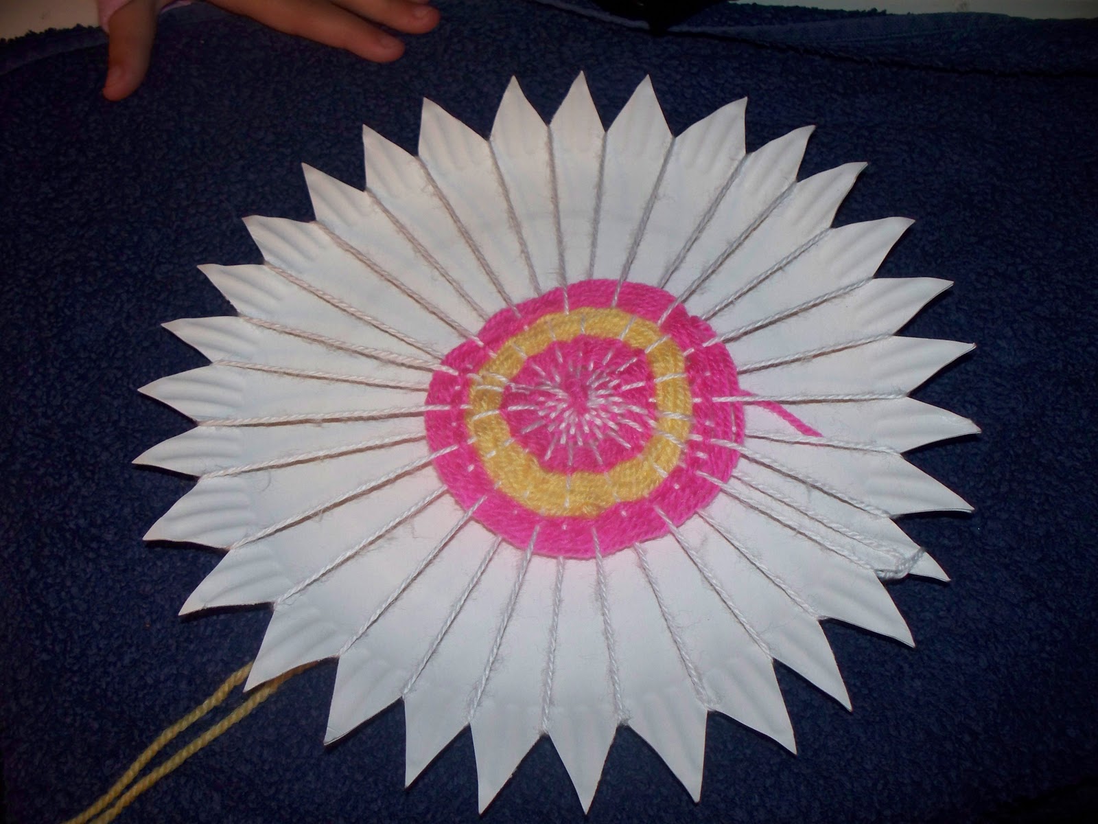 Muck Monsters Fine Motor Skills Paper Plate Weaving