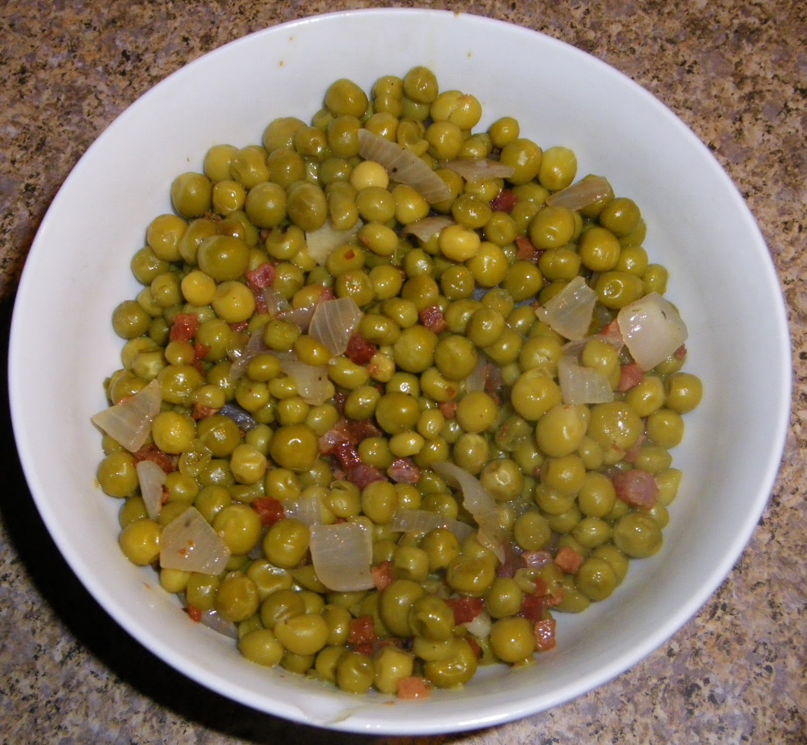 Side Dish Pancetta Peas, easy and best side dish!