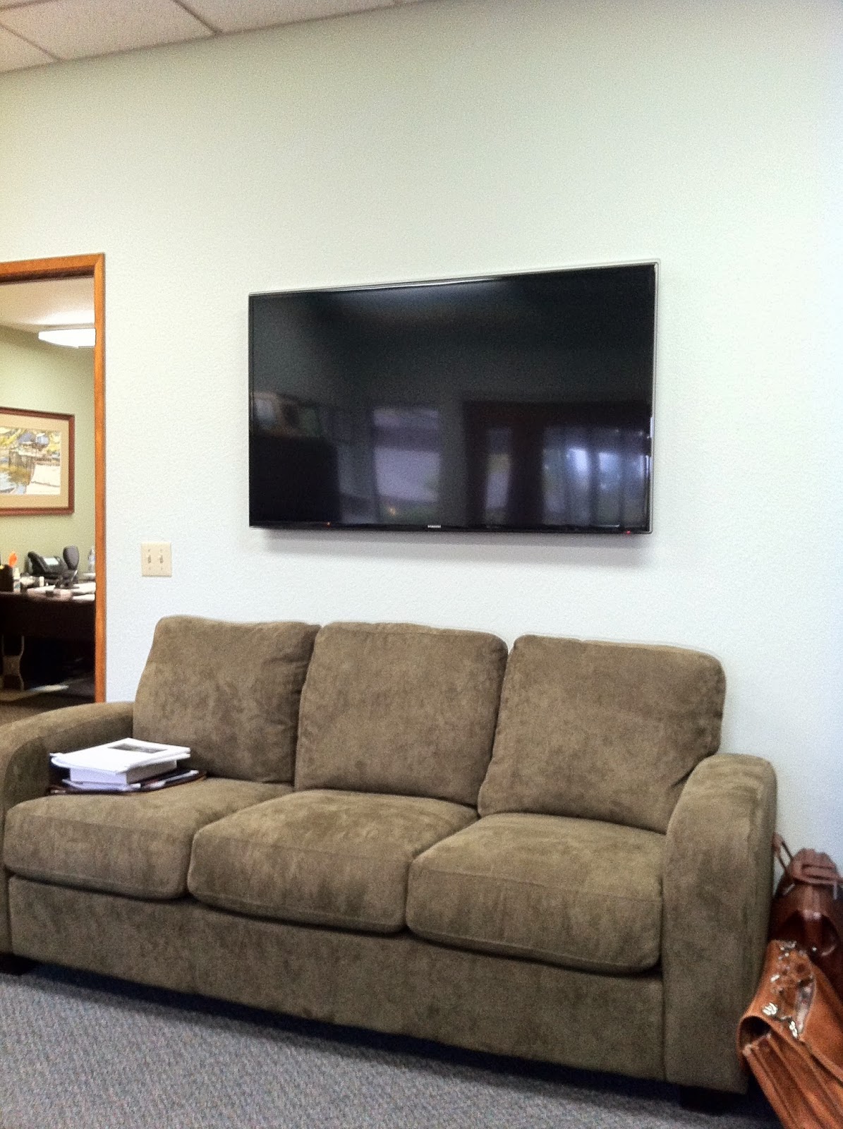 Family Law Lawyer Tech & Practice The Big Screen TV In My Office