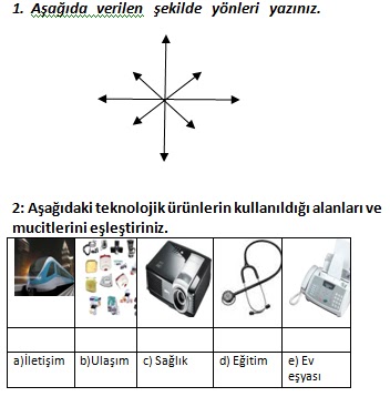 4. Sınıf Sosyal Bilgiler 2. Dönem 1. Yazılı Soruları 2013 - Ödevvar