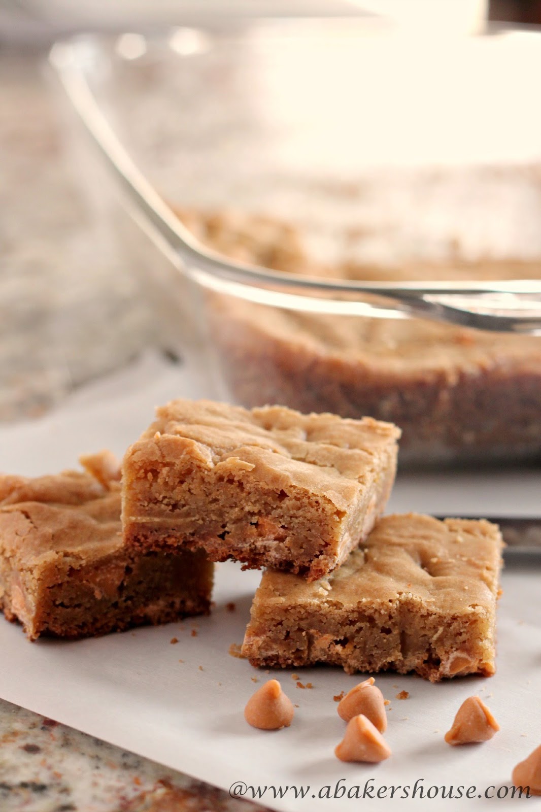 Butterscotch Blondies A Baker's House