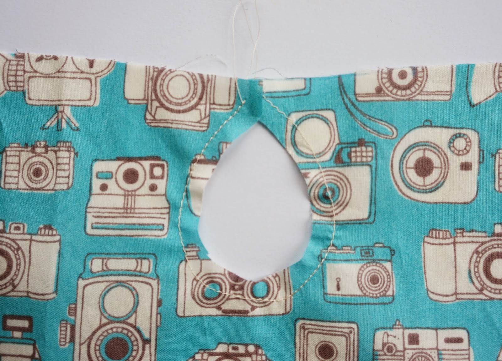 Charise Creates The Anna Blouse Sew Along Sewing the Keyhole and