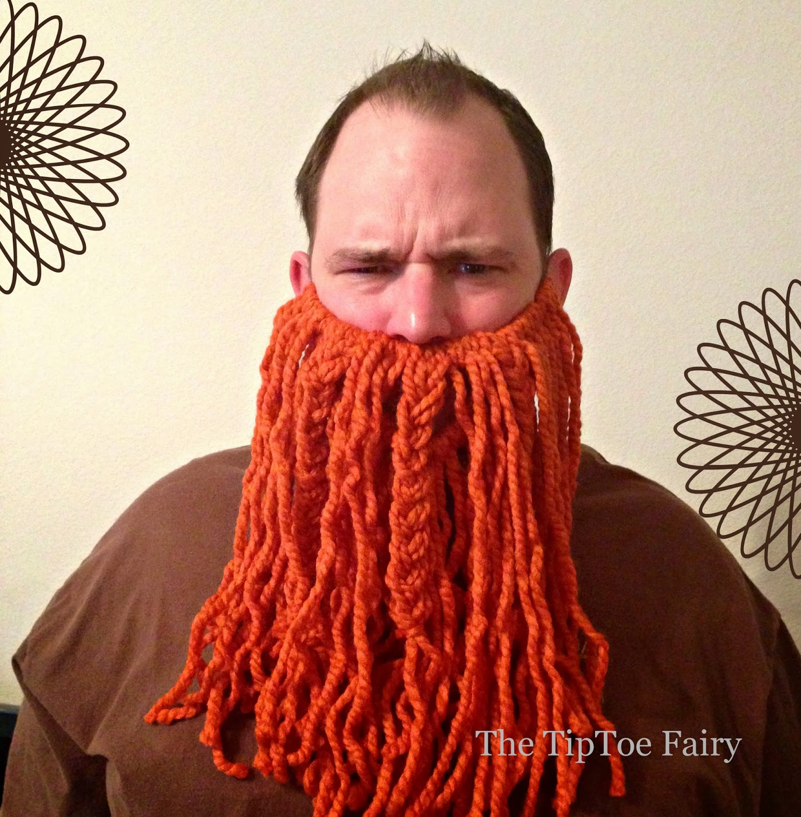 How to Make a Yarn Beard The TipToe Fairy