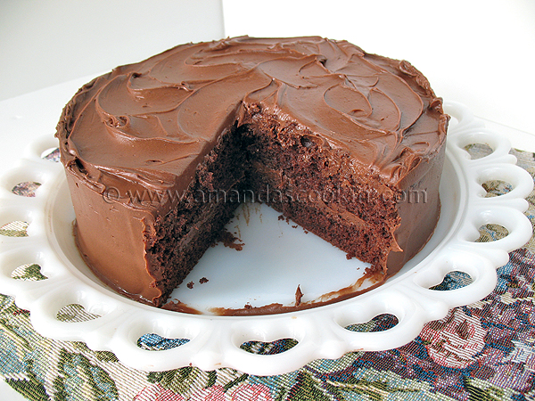 Nigella s Old Fashioned Chocolate Cake - Amanda s Cookin