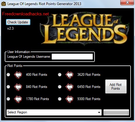 Riot Points Card Generator