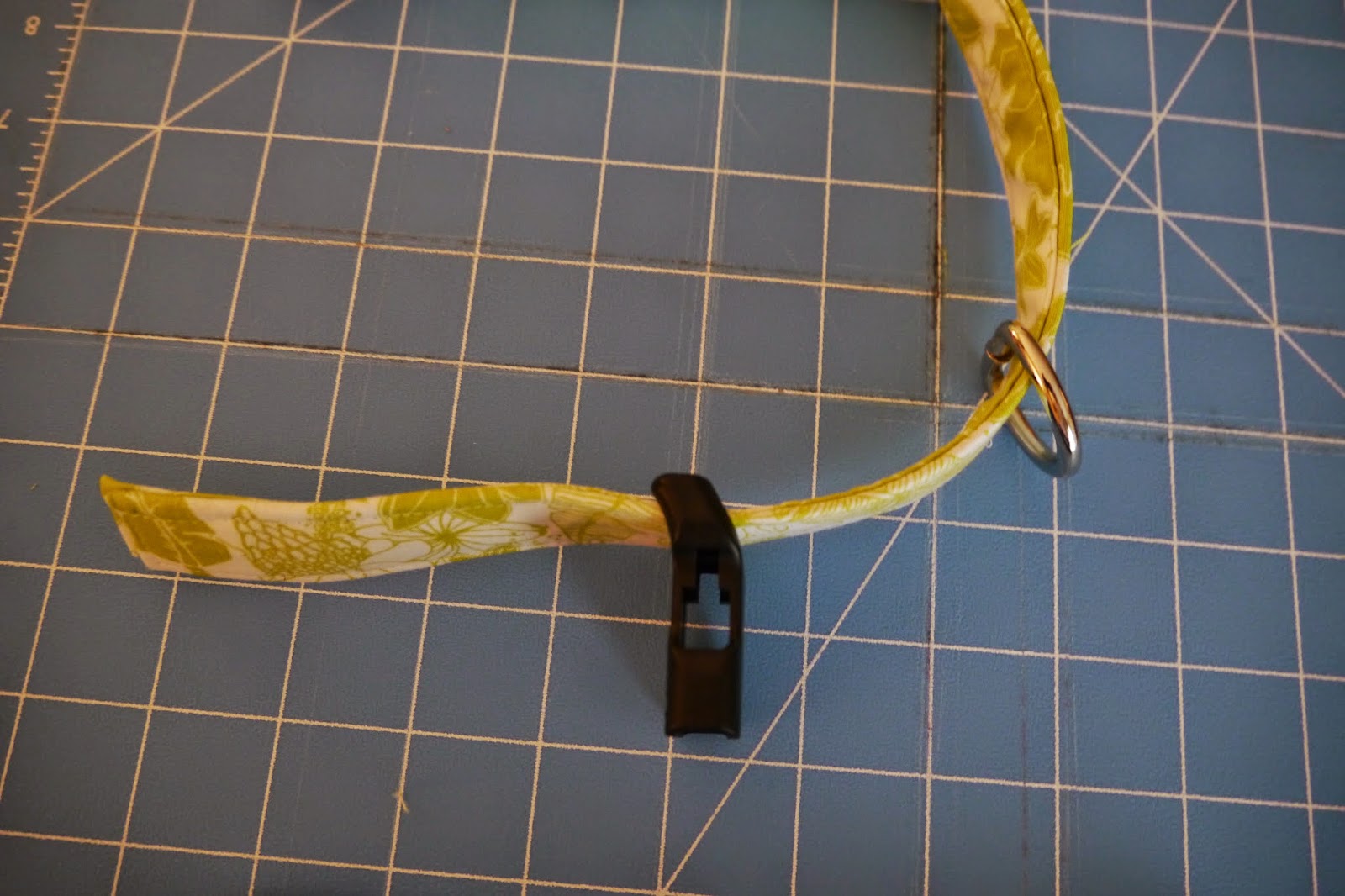 Crafting with Court Dog Collar Fabric Wrapped