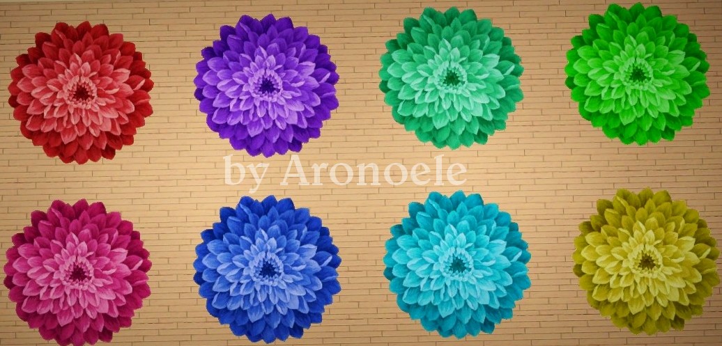 My Sims 3 Blog Flower Shaped Rugs By Aronoele Flower Shaped Rugs By Aronoele