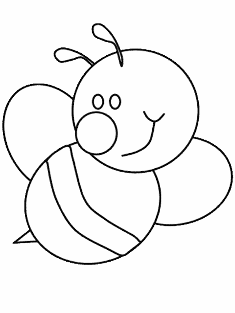 Bee Coloring Pages Bee Coloring Pages