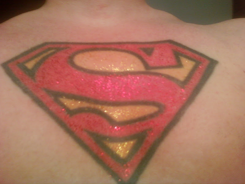 Superman tattoo design photo gallery - Superman tattoo Ideas title=
