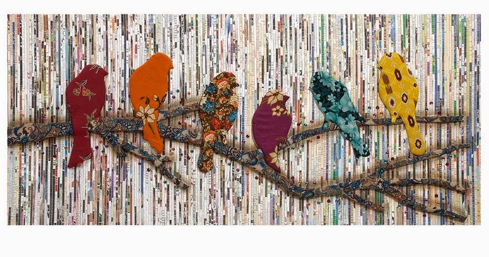 newspaper wall decor project Art Craft Gift Ideas