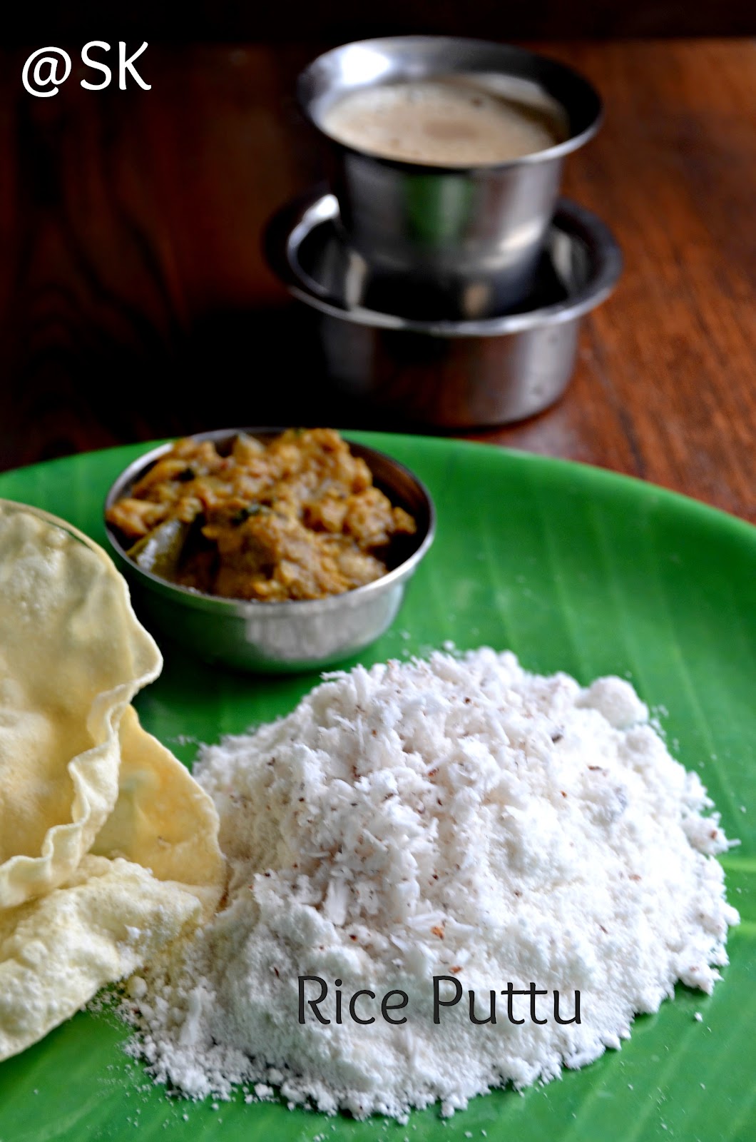 Savitha's Kitchen How to make rice puttu using a rice cooker Step by
