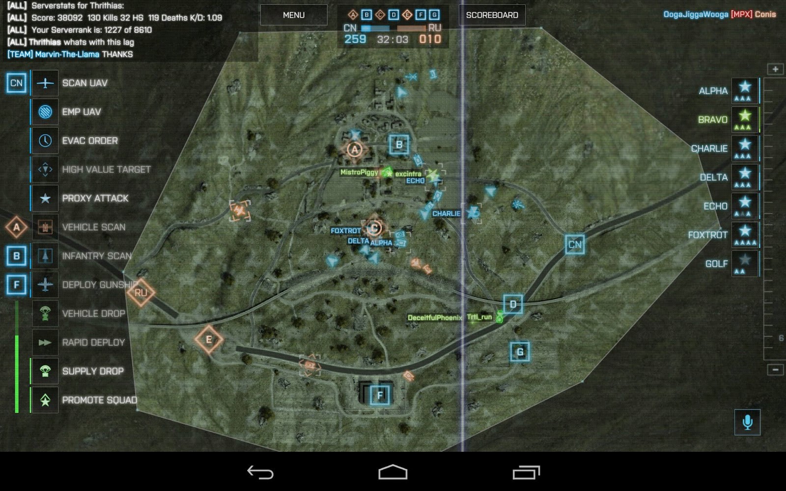 JD's Gaming Blog: An Android and his Nexus: Battlefield 4 Commander and  Battlelog App