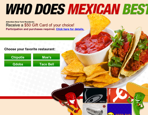 Mexican Food Taste Test