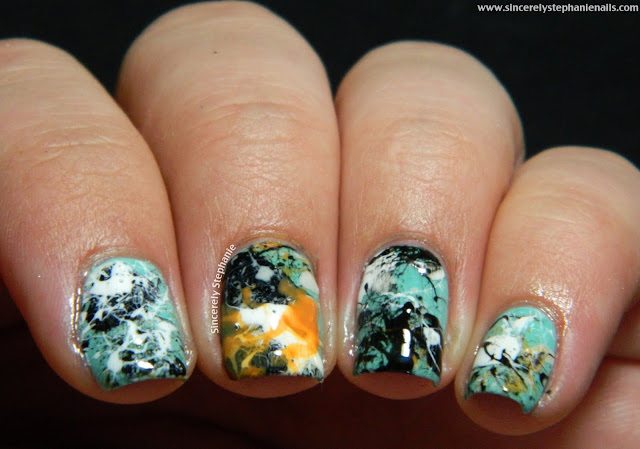 jackson pollock nail art