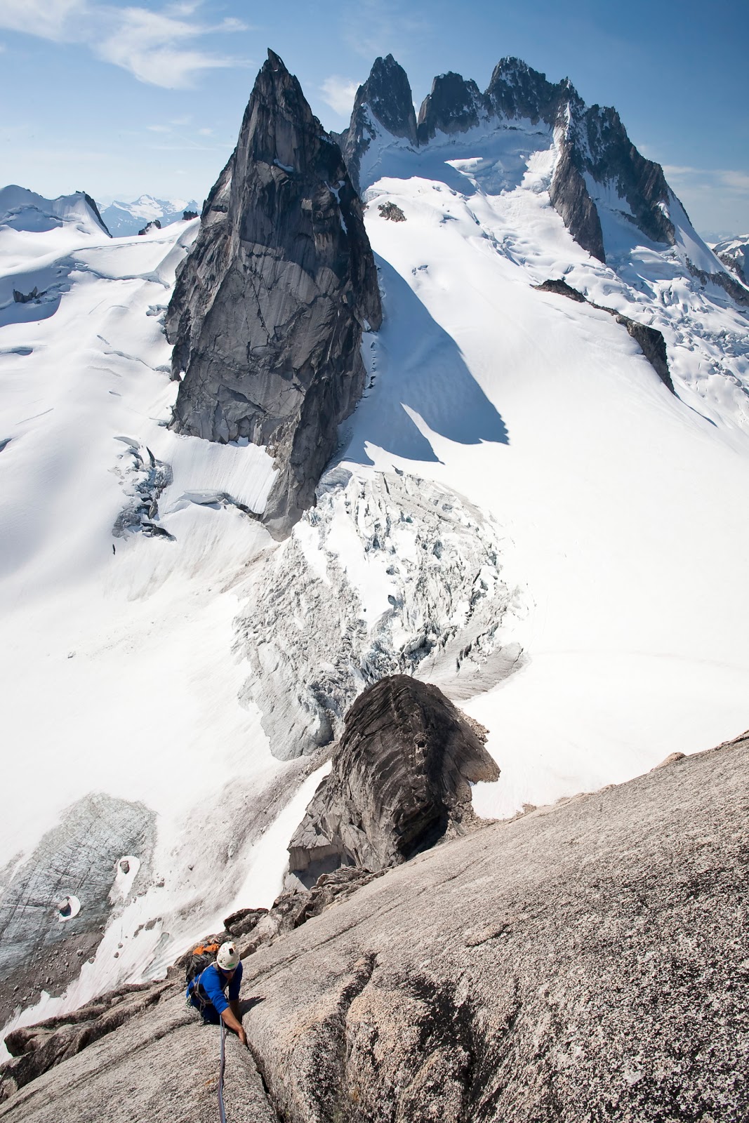 Alpine Lifestyle in the Canadian Rockies Snowpatch Spire, Surfs Up (5.