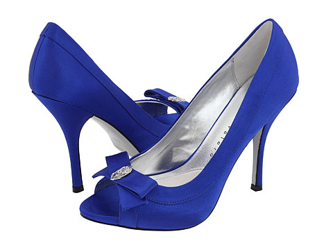 Pretty Blue Ribbon Wedding Shoes 2012