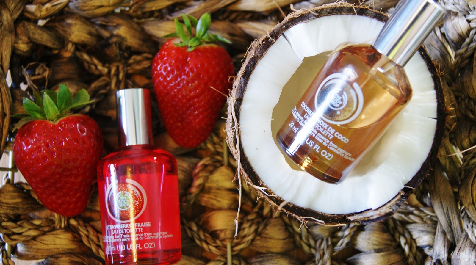 BEAUTY REVIEW THE BODY SHOP STRAWBERRY AND COCONUT FRAGRANCES A Life
