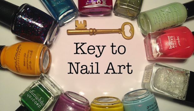 key nail art balloon birthday