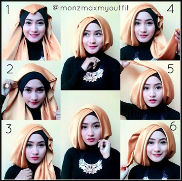 tutorial hijab segiempat tutorial hijab segiempat