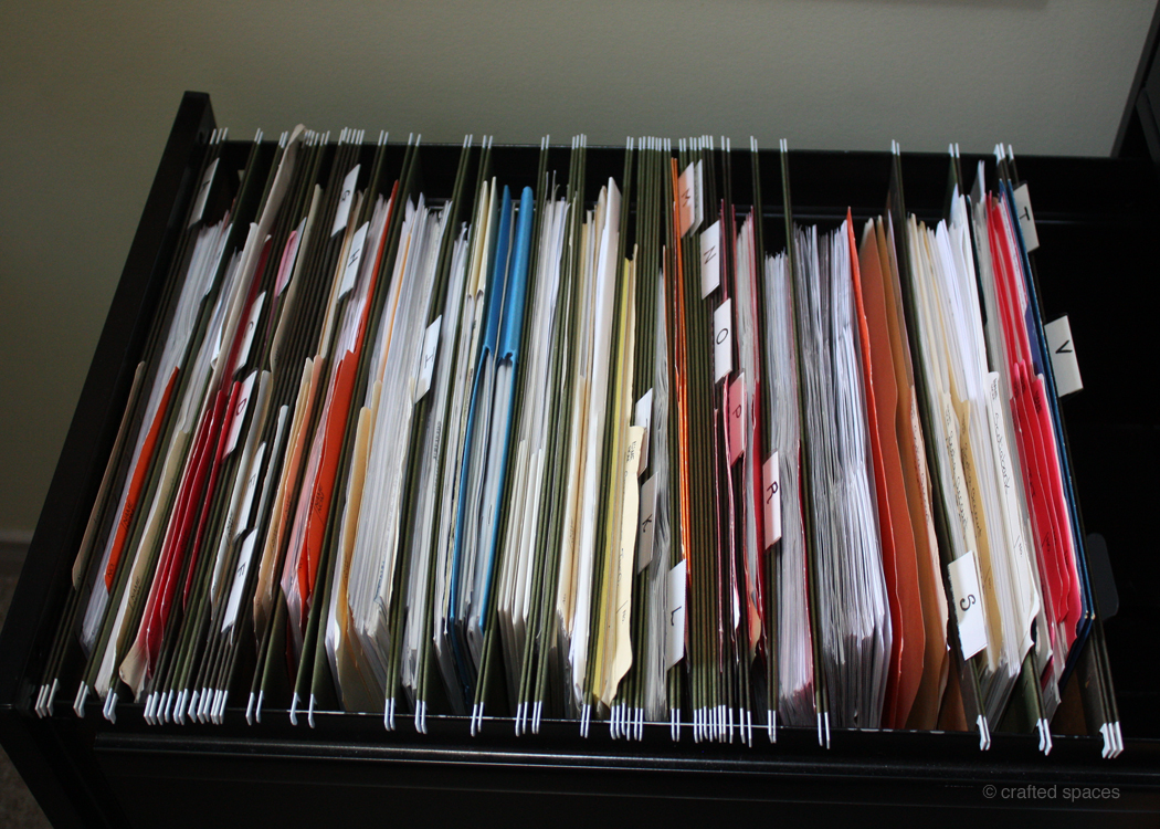 Crafted Spaces Home Organization Challenge Home Office