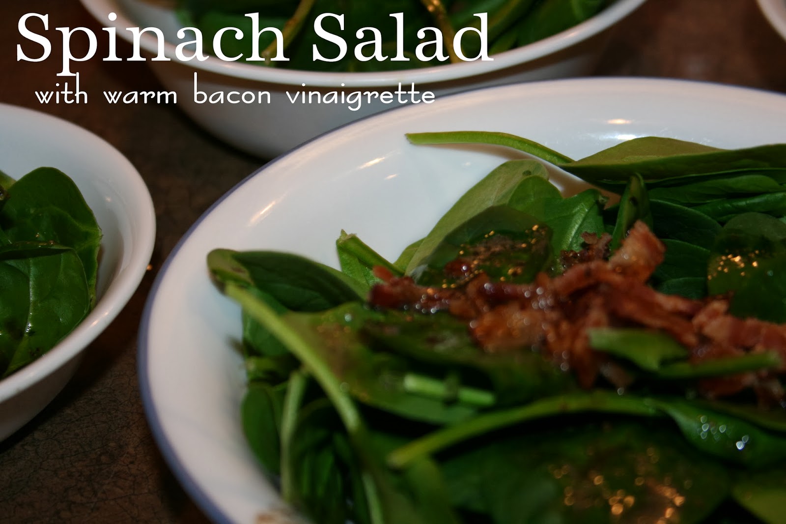 JOY Unspeakable Spinach Salad {with warm bacon vinaigrette}