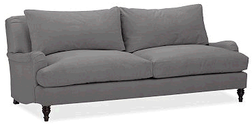 Pottery Barn has a nice looking roll arm. Affordable too! But those darn back cushions! I knew Iu0027d regret
