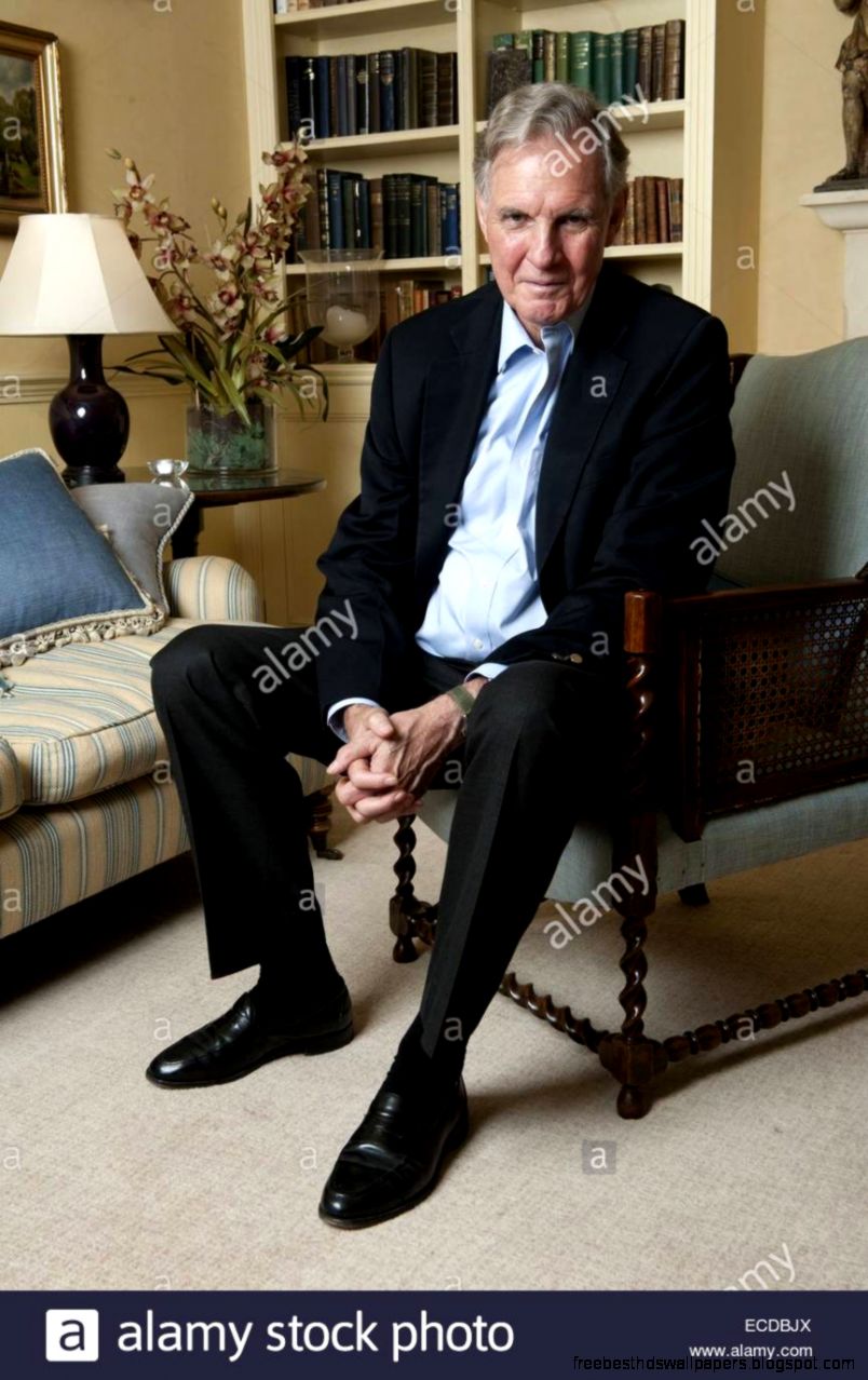 Jonathan Aitken At Home In London For Jan Moir Stock Photo Jonathan Aitken At Home In London For Jan Moir Stock Photo