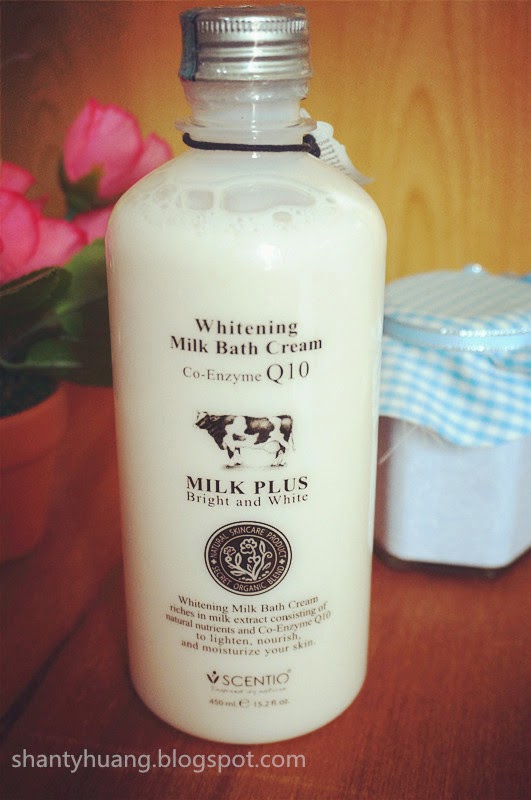 Review Scentio Milk Plus Whitening Milk Bath & Whitening Body Lotion