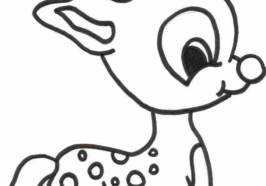 Reindeer Baby Coloring ~ Child Coloring