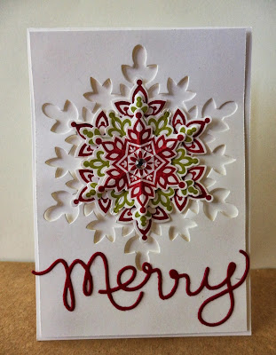 Felicity's Craft Corner: Snowflake Cards