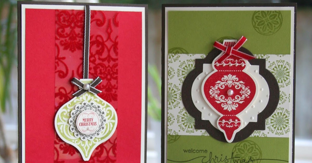 Stampin' 'n Stuff Ornament Keepsake Bundle Class Cards