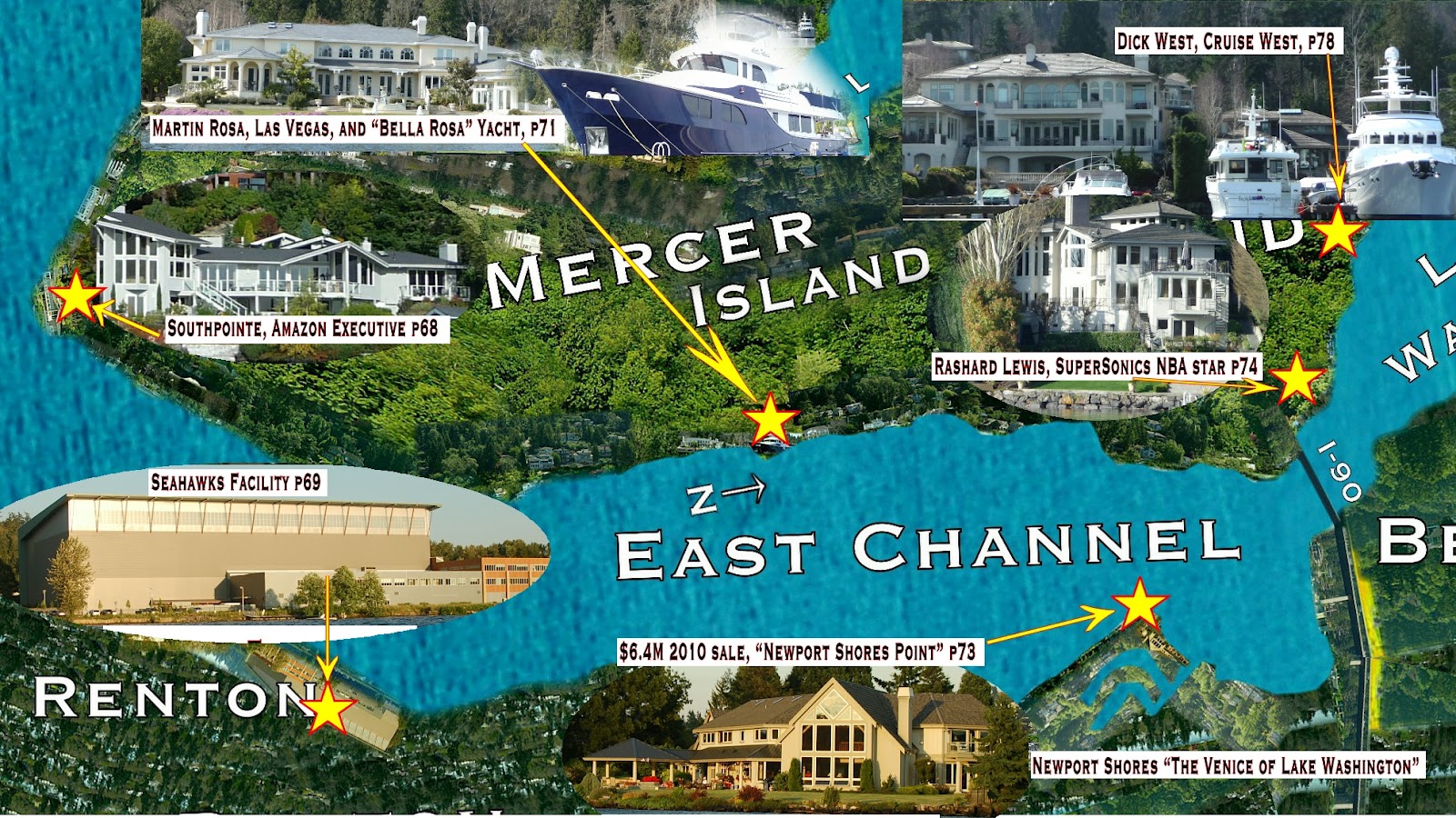Lake Washington Cruising: Cruising The East Channel – East Mercer Island and ...