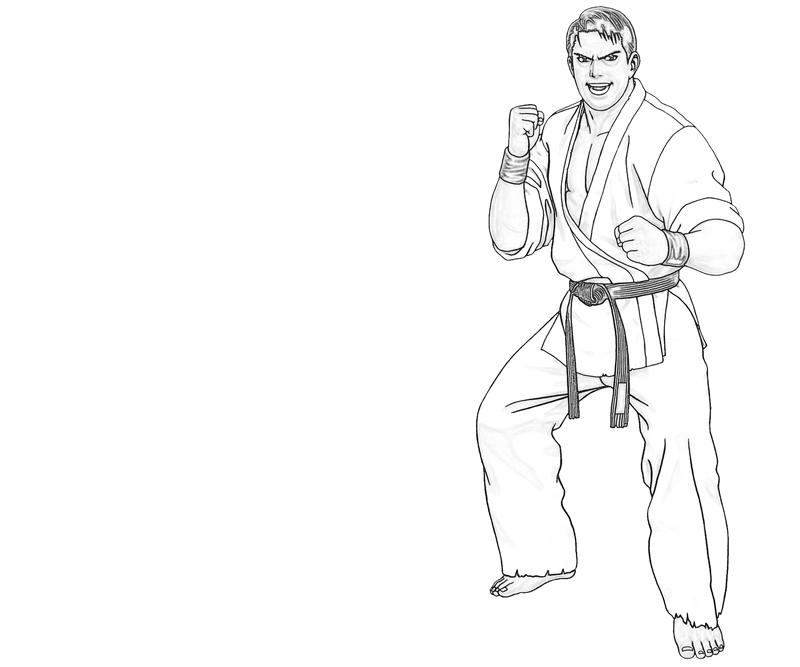 Takuma Sakazaki Character Coloring Pages takuma-sakazaki-character-coloring-pages