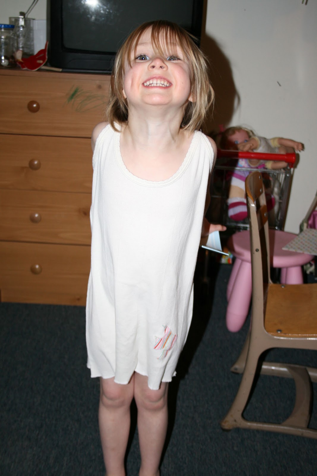 ThreeGreenHens Little Girl's Nighty