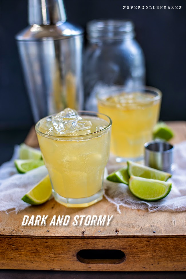 Cocktail Friday Dark and Stormy supergolden bakes