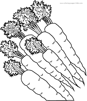Coloring Pages for Kids: Carrot Coloring Pages