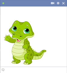 Little alligator for Facebook