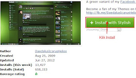 install facebook themes