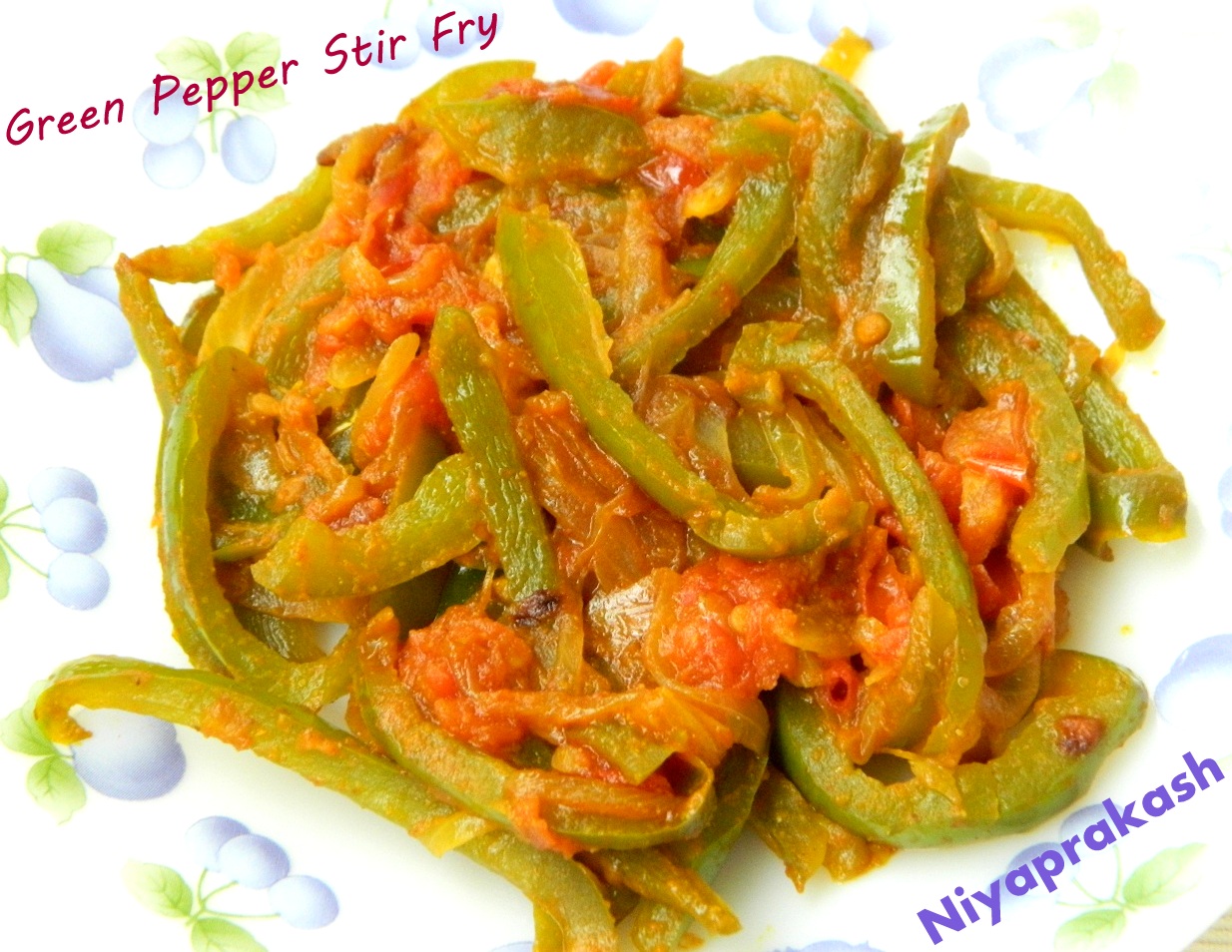Niya's World Green Pepper Stir Fry