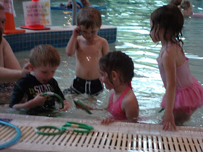 lee he his zane twice excited swim lesson loves goes gets week so