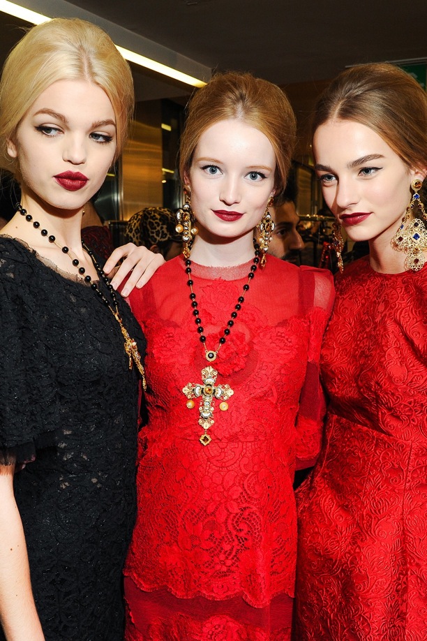 Dolce & Gabbana models