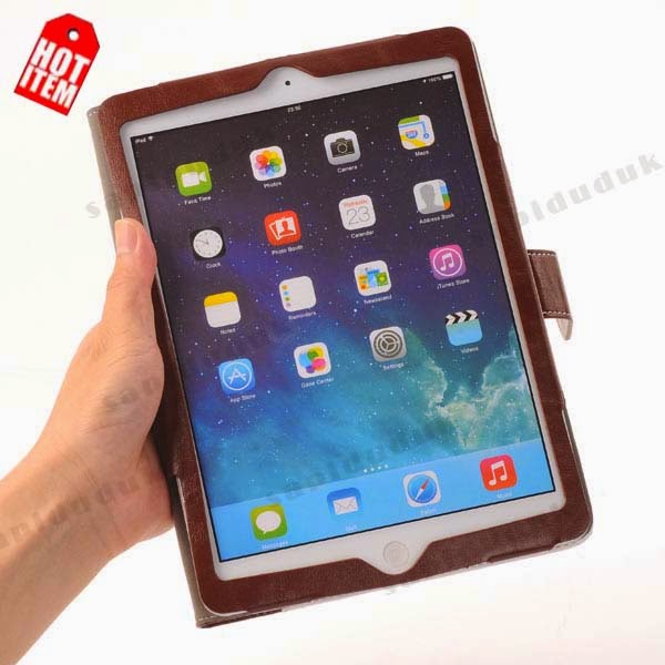 Simple Stand Leather Case for iPad Air