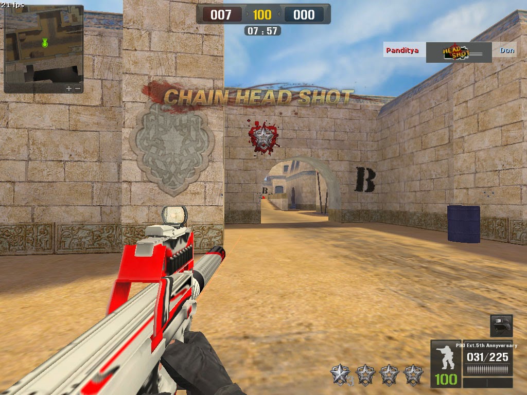 Pusat Nya Skin Skin Cs 1 6 P90 Ext 5th Anniversary From Pb For Cs 1 6